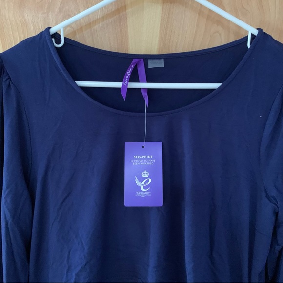 Seraphine NWT Tiered Maternity and Nursing Dress - Picture 7 of 13